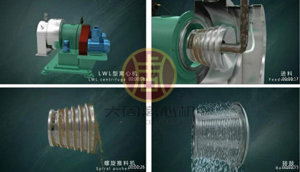 LWL臥式螺旋過濾離心機連續運轉后，可見潤滑的重要性